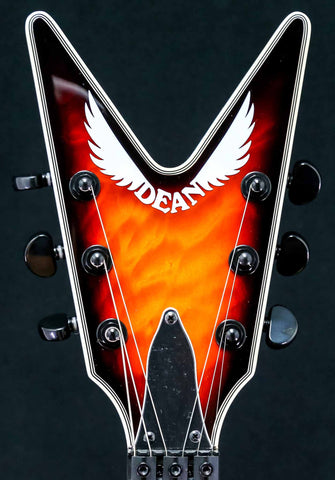 Dean Guitars - Select - ML - Quilt Top - Trans Brazilia - Floyd Rose