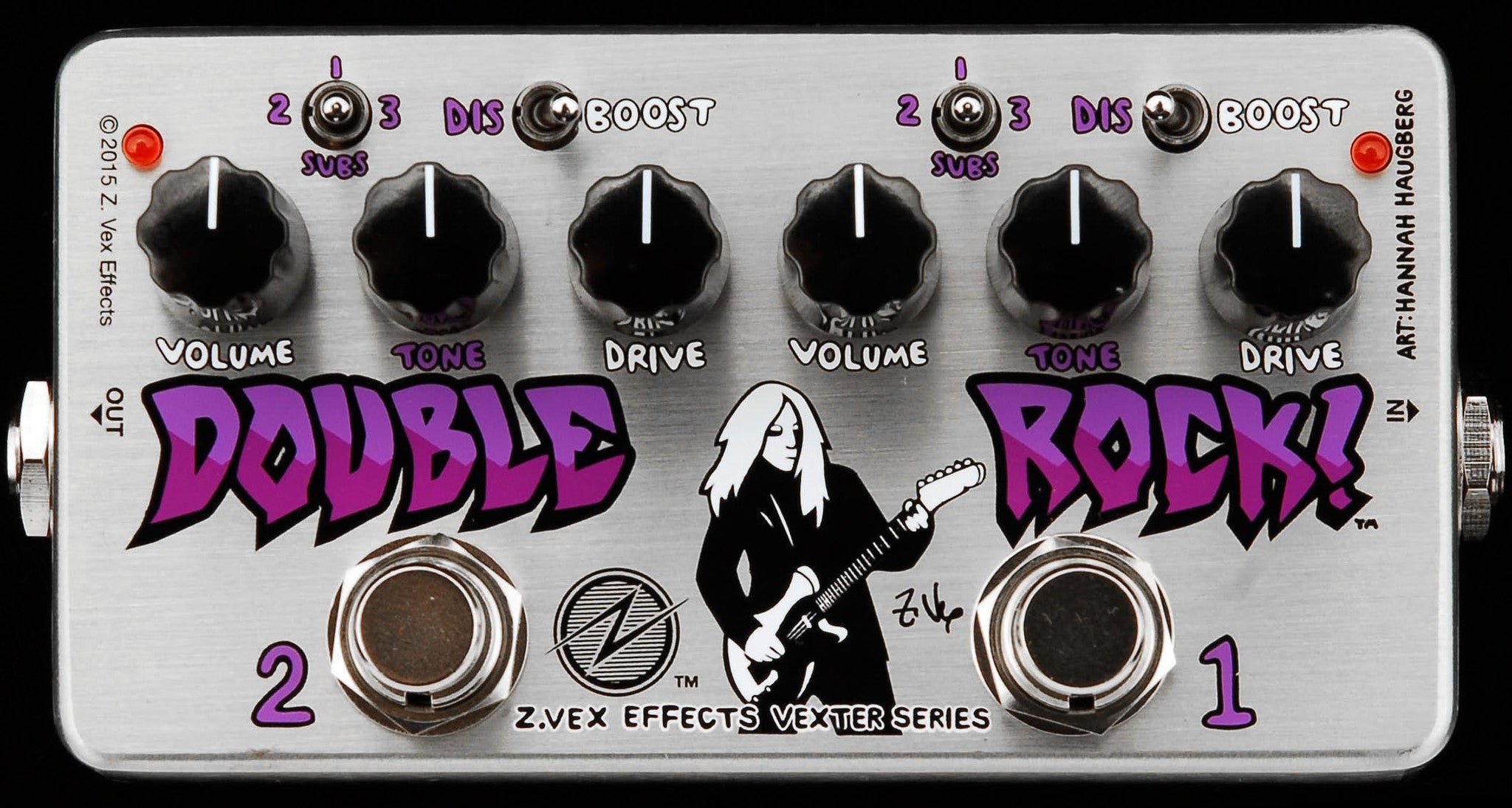 zvex pedals ZVEX Double Rock Distortion Pedal (Vexter)