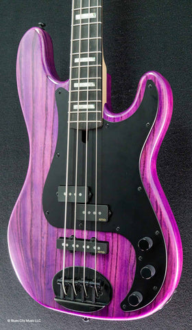 Lakland Guitars Skyline - 44-64 GZ - Trans Purple - Geezer Butler