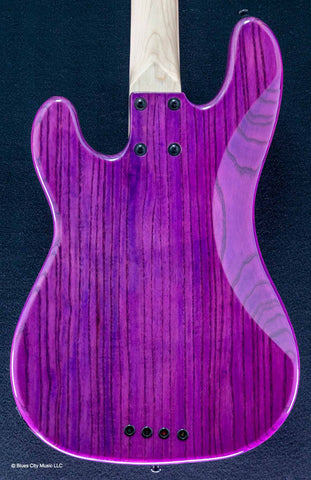 Lakland Guitars Skyline - 44-64 GZ - Trans Purple - Geezer Butler