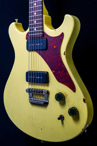 Knaggs Guitars - Influence Series - Keya J - P2 - TV Yellow - Gloss Relic