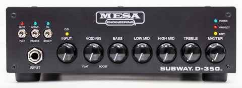 Mesa Boogie Subway D-350 Ultra-Compact Bass Amp (Metal Head) 