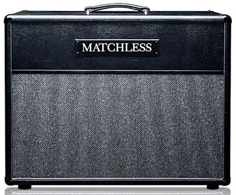 Matchless ESD 2x12" 60 Watt Open Back Cabinet - 4 ohm - Black/Silver