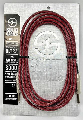 Solid Cables - Dynamic Arc ULTRA (DAU) - instrument cable - Red