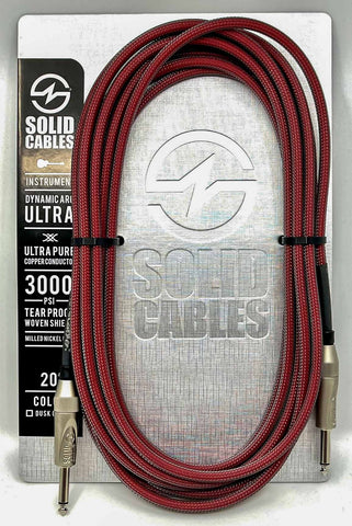 Solid Cables - Dynamic Arc ULTRA (DAU) - instrument cable - Red