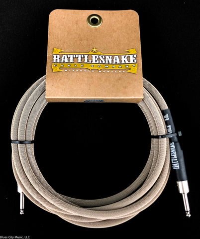 Rattlesnake Cable Company - 20' Standard - Dirty Tweed - Straight Plugs
