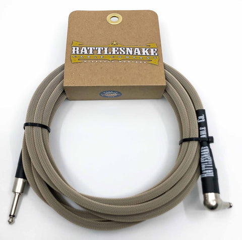 Rattlesnake Cable Company - 15' Standard - Dirty Tweed - Mixed Plugs