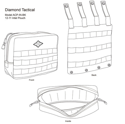 Diamond Tactical 12-11 Intel Pouch