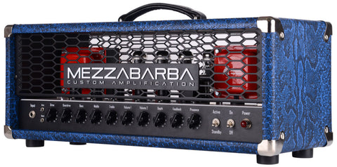 Mezzabarba (Eric Steckel) M ZERO Overdrive Head - Dual Master - B&W Snakeskin - 100 Watts